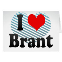 I Love Brant, Canada Greeting Cards