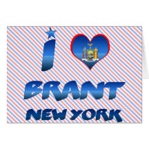 I love Brant, New York Greeting Card