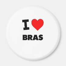 I Love Bras Magnets