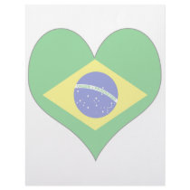 I Love Brazil Letterhead Design