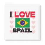 I Love Brazil magnets