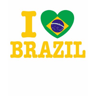 I love brazil t-shirts by magarmor
