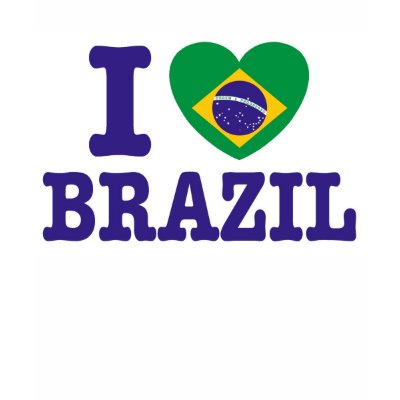 I love brazil t-shirt by magarmor