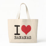 I LOVE Bread - Bacon - Bananas Products! Tote Bags
