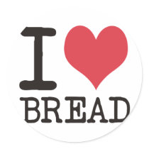 I LOVE Bread - Bacon - Bananas Products! Stickers