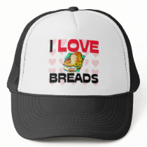 I Love Breads hats