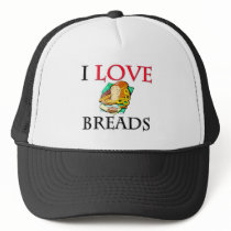 I Love Breads hats