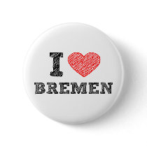 I-love-Bremen Pinback Button