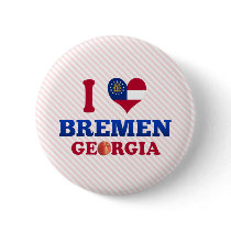 I Love Bremen, Georgia Buttons