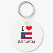 I Love BREMEN Georgia keychains