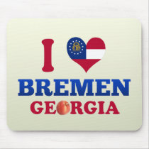I Love Bremen, Georgia Mouse Pad