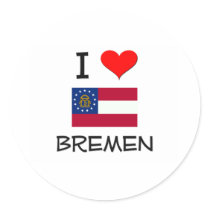 I Love BREMEN Georgia Sticker