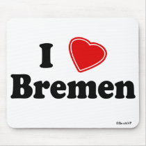 I Love Bremen Mousepad