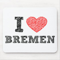 I-love-Bremen Mousepad