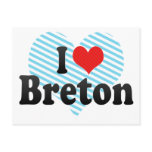 I Love Breton Postcards