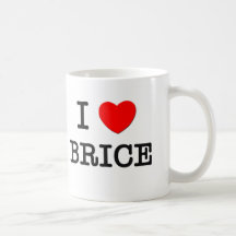 I Love Brice Coffee Mugs