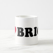 I LOVE BRICE MUGS