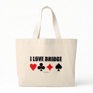 I Love Bridge (Bridge Game) bag
