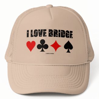 I Love Bridge (Bridge Game) hat
