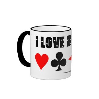 I Love Bridge (Bridge Game) mug