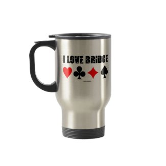 I Love Bridge (Bridge Game) mug