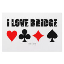 I Love Bridge (Bridge Game) stationery