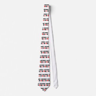 I Love Bridge (Bridge Game) tie