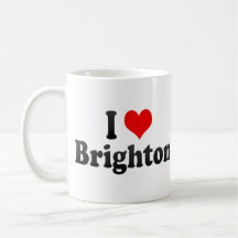 I Love Brighton, United Kingdom Mug