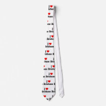 I Love Brisbane, Australia Neckwear