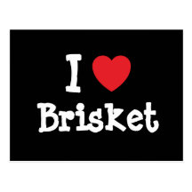 I love Brisket heart T-Shirt Post Cards