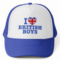 I Love British Boys Hats