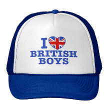 I Love British Boys Hats