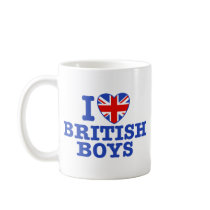 I Love British Boys Mug