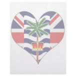 I Love British Indian Ocean Territory Letterhead