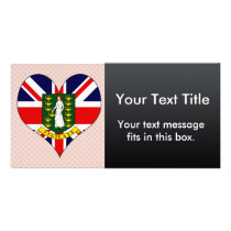 I Love British Virgin Islands Picture Card