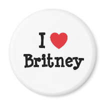 I love Britney heart T-Shirt magnets by funnycustomtshirts I love Britney heart T-Shirt magnets