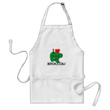 I Love Broccoli Aprons