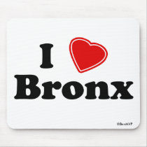 I Love Bronx Mouse Pad