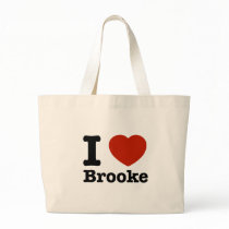I love Brooke Tote Bag