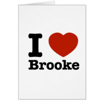 I love Brooke Card