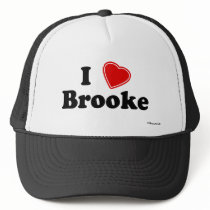 I Love Brooke hats
