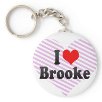 I love Brooke Key Chain