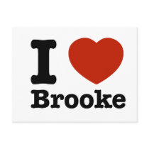 I love Brooke Postcards