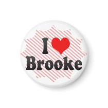 I love Brooke Refrigerator Magnets