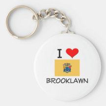 I Love Brooklawn New Jersey Keychains