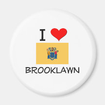 I Love Brooklawn New Jersey Magnet