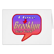 I Love Brooklyn Greeting Card
