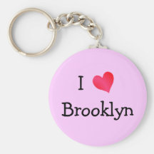 I Love Brooklyn Key Chains