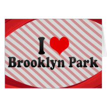 I Love Brooklyn Park, United States Greeting Card