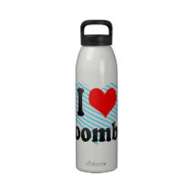I love Broomball Drinking Bottle